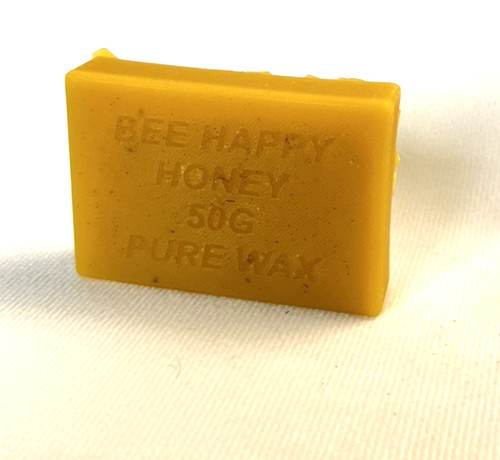 50g pure british beeswax block - pure,