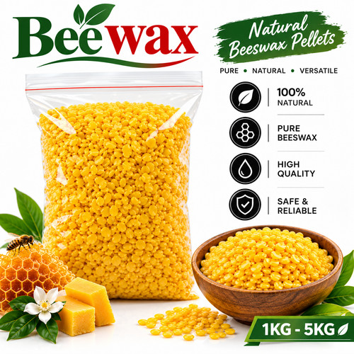 100g 5kg bag yellow beeswax - 100g-5kg,