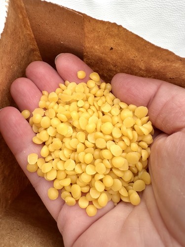 1kg yellow beeswax pellets - 1kg,